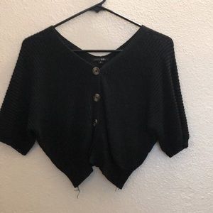 Knit top shirt kinda see through but cute